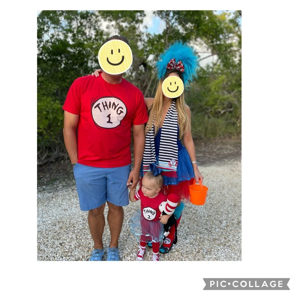 Dr. Seuss Presents Cat In The Hat  Family halloween costumes - Picture 2 of 11